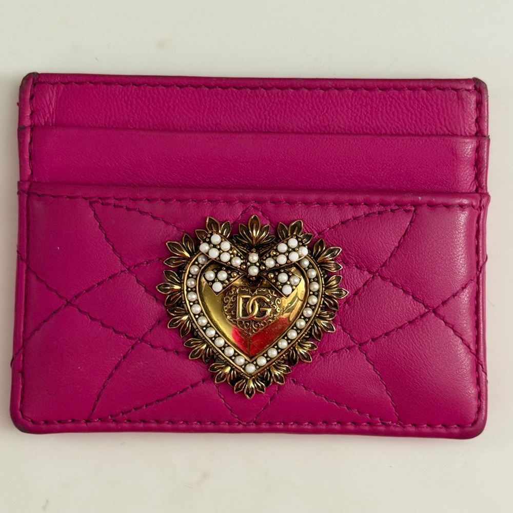 Dolce & Gabbana Pink Card Holder